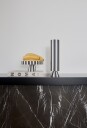 OYOY Toppu serveringsfat Ø20 cm Svart-hvit