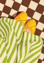 Cozy Striped Feet Plakat / 70x100
