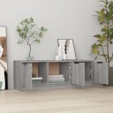vidaXL TV-benk grå sonoma 102x35x36,5 cm konstruert tre