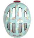 Abus Smiley 3.0 LED Sykkelhjelm Junior Blue Rainbow 50 55cm