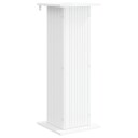 vidaXL Planteholder Hvit 30,5 x 30 x 80,5 cm Konstruert tre