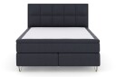 Select No 5 Komplett Sengepakke 180x200 Fast Lateks Blå/V formede Metallben