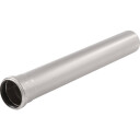 ACO 75 x 500 mm avløpsrør i rustfritt stål med hylse AISI 304 stainless steel 75x500mm