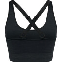 Hummel Women's hmlCLEA Seamless Sports Top Black Melange XS, Black Melange