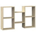  Vegghylle sonoma eik 96x18x60 cm konstruert tre 8721158360946