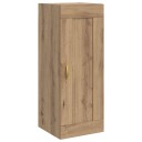 vidaXL Veggskap Artisan eik 34,5 x 34 x 90 cm Konstruert tre