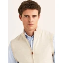 Morris Stockholm Herre Strikkevarer Beige L,