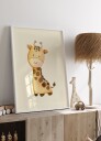 Watercolor Giraffe Plakat Plakat / 100x150cm