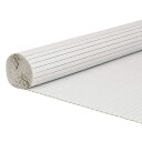 vidaXL Hagegjerde dobbeltsidig hvitt 1,8x5 m PVC