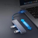 UGREEN 4-in-1 USB C Hub USB-hub - 4 porter - Sølv