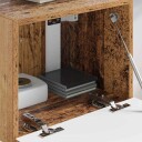  TV Veggskap Gamle tre 60 x 31 x 29.5 cm Konstruert tre