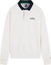 Tommy Jeans Tjm Rlx Tommy Rugby Ext   OFF WHITE   3XL