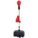 Bokseball med stativ 136 154 cm høydejusterbar boksesekk stående bokseball med boksehansker for tenåringer og voksne for uts
