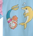 Småfolk T skjorte   Soft Sky m. Havfrue Og Delfin   Småfolk   2 3 år 92 98   T skjorte   Blå