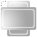 vidaXL Baderomsspeil med LED 50x80 cm
