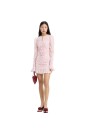 ROTATE Mini Ruched Dress Kjole Rosa Mønster 34