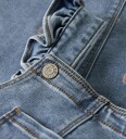 Name It Dongerikjole   NmfFaith   AOP   Medium+ Blue Denim/Bow   Name It   4 år 104   Kjole Beige Blå
