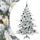  Kunstig sammensatt juletre med 150 LED med stativ 150 cm PVC