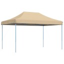  Sammenleggbart partytelt pop-up beige 440x292x315 cm 4004959