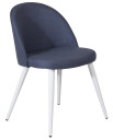 Venture Design Velvet spise stol Blå Textil/vit Blå