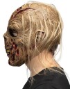 Zombie Latexmaske med Hår