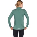 FUSION C3 Zip Neck Løpetrøye Dame Grønn XL