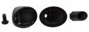 RPM 70292 Side Exit Mock Exhaust Tips Black 1/10 2
