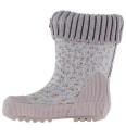 Wheat Termostøvler   Vadefugl   Lilac Blue Blomster   Wheat   22   Gummistøvler Beige Grå Lilla