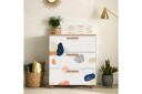 Leva Kommode 80x95 cm Brun/Hvit   Hanah Home
