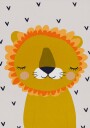Dreamy Lion Plakat Plakat / 21x30cm