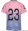 Hummel T skjorte   hmlSHIMMER   Rosa Nektar   Hummel   8 år (128)   T skjorte Lilla Svart