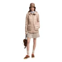 Moncler Dame Frakker Beige S,