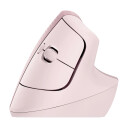Logitech Lift Vertikal Ergonomisk Mus - Trådløs - 6 Knapp - Svart