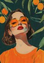 Golden Gaze Plakat / 70x100cm