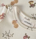 Lil" Atelier Body I/e - Slim - NbnLayo - Turtledove/Gammel jul - Lil Atelier - 56 - Langermet Body Beige Brun Grønn Rød