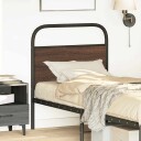  Hodegavl brun eik 80 cm stål og konstruert tre 8721158564283