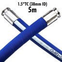 1,5" FlexiRoyal EPDM Brewery Hose 5 meter kraftig slange med Tri Clamp