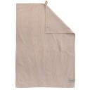 Ernst Kjøkkenhåndkle stripete 47x70 cm karamell/beige