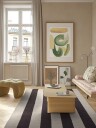 Ullteppe   Garine svart/beige Størrelse: 80 x 150 cm