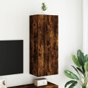 vidaXL Vegghengt TV-benk røkt eik 40,5x30x102 cm konstruert tre 8721012255197