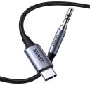 Ugreen 3,5mm Lydkabel til USB-C 1m - Svart