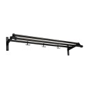 Essem Design Nostalgi 291 hattehylle 100 cm Svartbeiset eik-svart
