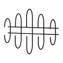 AYTM Moveo knaggrekke 51 cm Svart