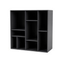 Montana COMPILE dekorativ hylle 69,6x69,6 cm Coal 36