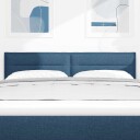  Hodegavl Linjer Design Blå 160 cm Stoff