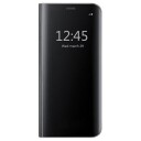 Luxury Mirror View iPhone 7/8/SE (2020)/SE (2022) Flip-deksel Svart