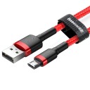 Baseus Micro USB-kabel 1.5A 2m Rød