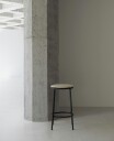 Normann Copenhagen Circa Barstool 65 cm Black Steel Barstol Hvit