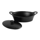 Antei Takumi Ildfast Form m/Lokk Oval 33cm Sort