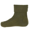 Minymo Baby Sock Rib (3 Pack) Brown 11-14